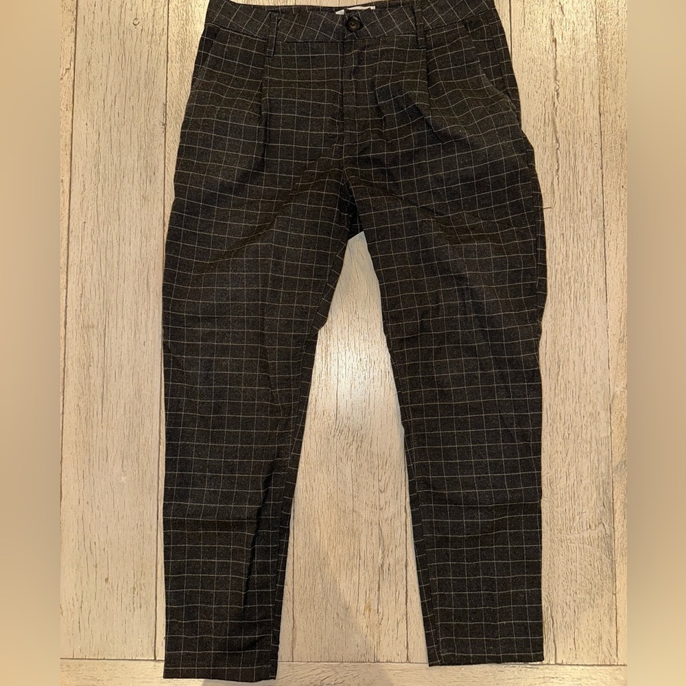 Cotton On Men's Dark Checkered Pants